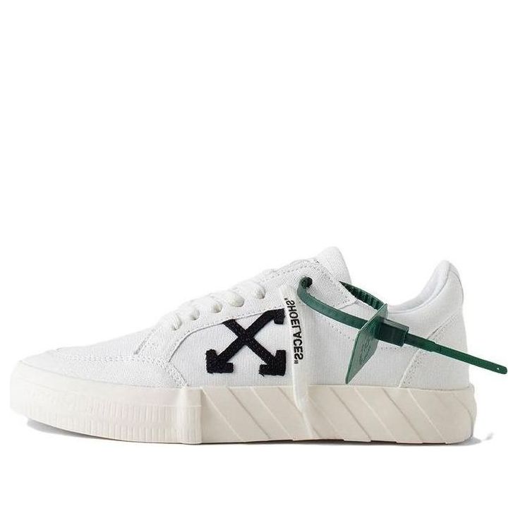 (WMNS) Off-White Vulc Low Canvas Sneaker 'White Black Orange' OWIA272C99FAB0020110