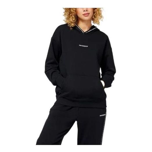(WMNS) New Balance Essentials Hoodie 'Black' WT23516-BK