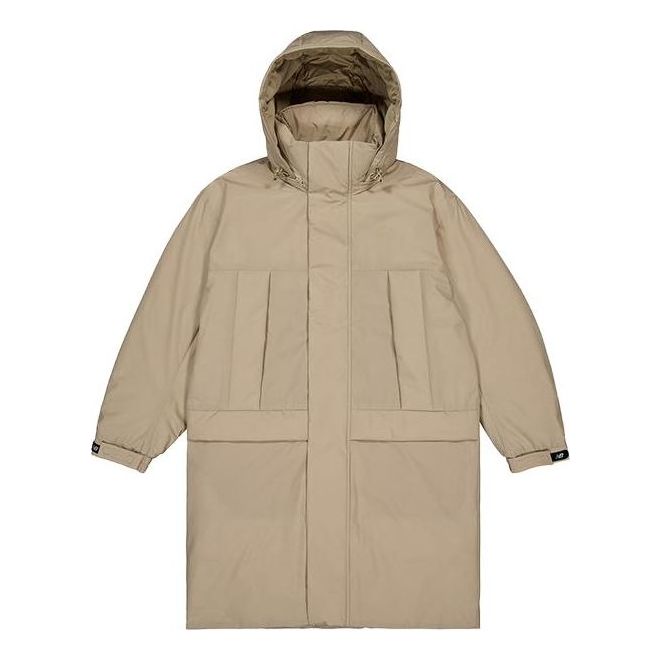 New Balance Vintage Long Down Jacket 'Beige' NPD43191-LBE