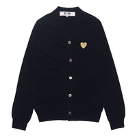 COMME des GARCONS PLAY Cardigan Gold Emblem 'Navy' AZ-N050-051-2