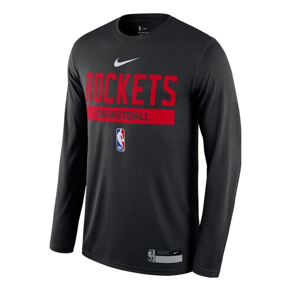 Nike Houston Rockets Essential T-Shirt 'Black Red' DR6519-010