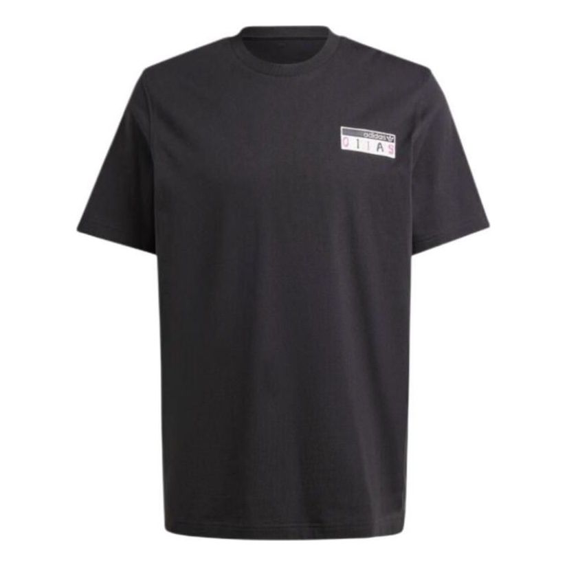 adidas 80s Premium Graphic T-shirt Asia Sizing 'Black' JC6537
