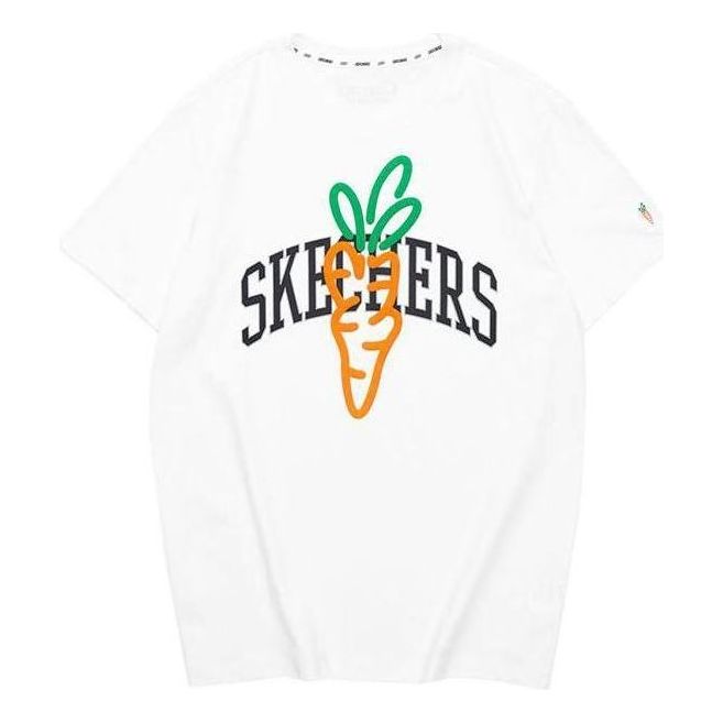 Skechers x Carrots Graphic T-Shirt 'White Orange Black' L222U062-0019