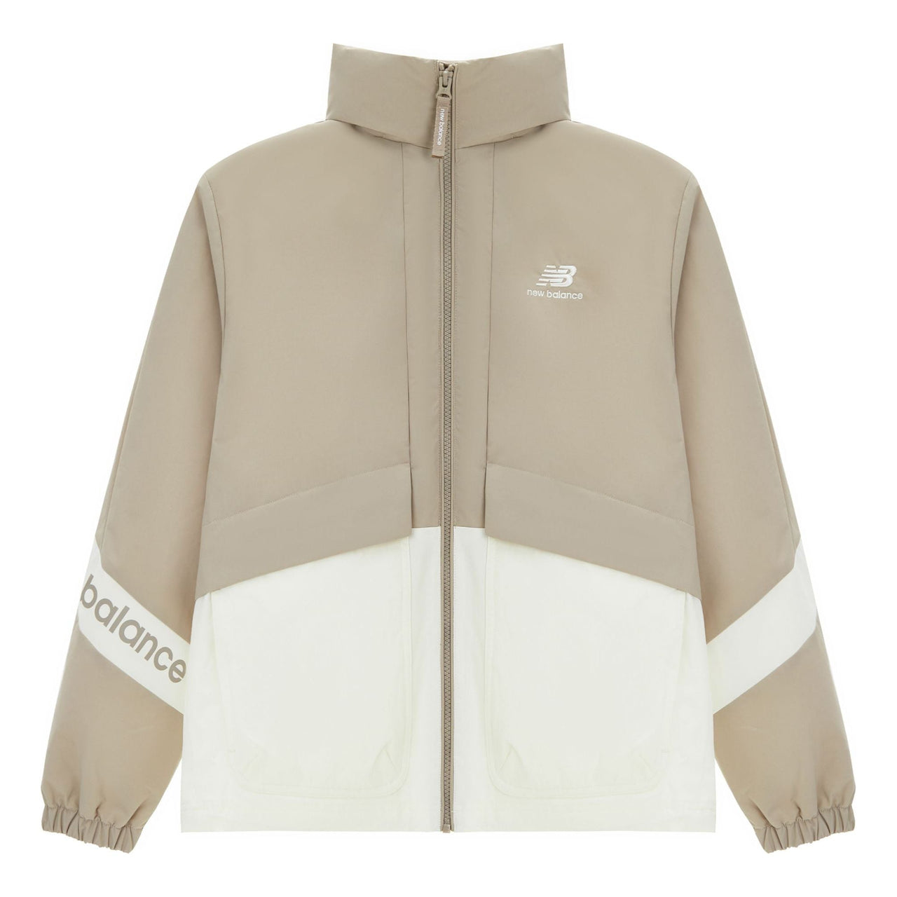 New Balance Lifestyle Jacket Asia Sizing 'Beige White' 5AD12103-LBE