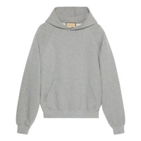 Gucci Cotton Hooded Sweatshirt With Print 'Grey' 768454-XJF3Y-1230