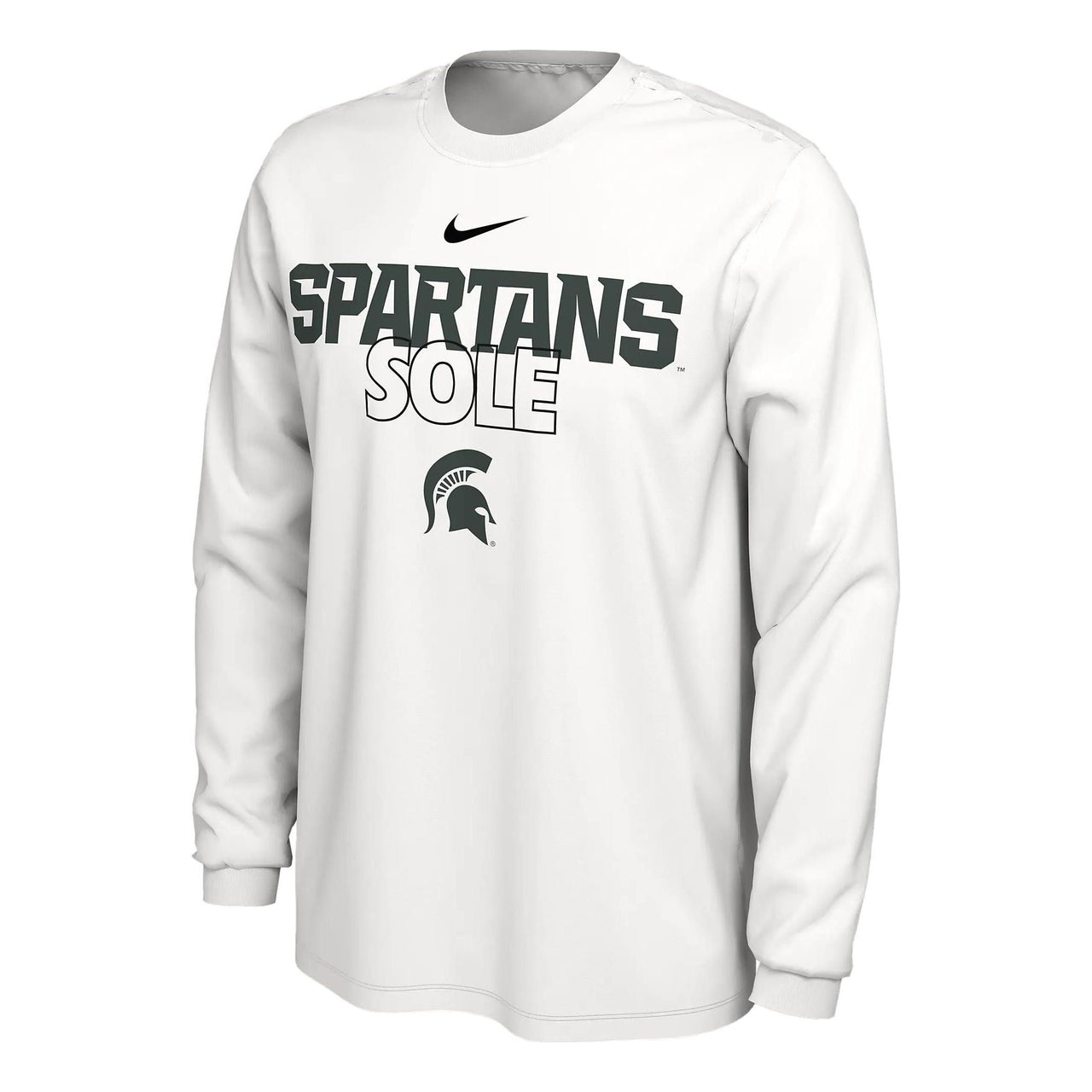Nike Michigan State University Basketball 2023 Bench T-Shirt 'White' FV7614-100