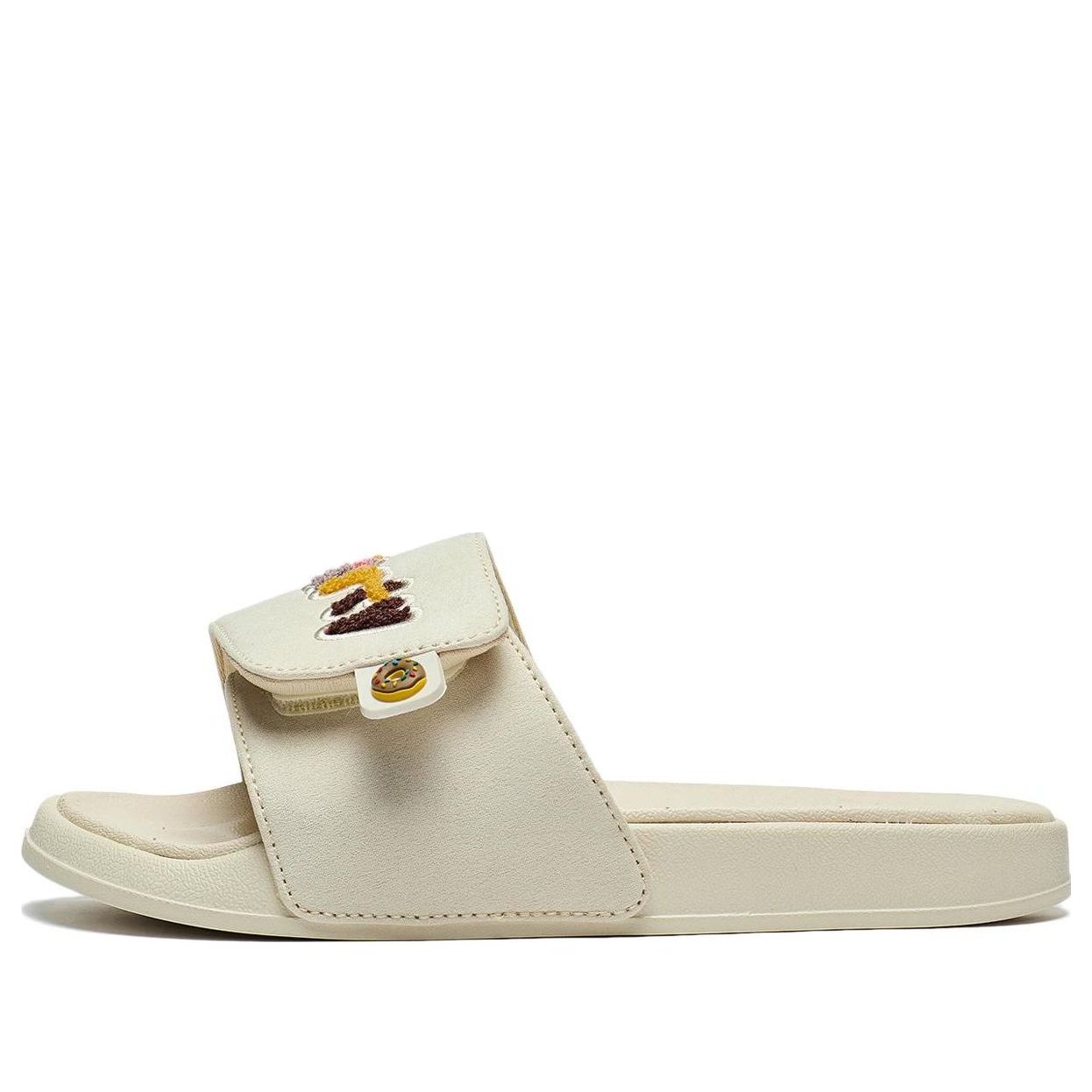 (WMNS) Li-Ning x Disney Zootopia Slipper Slides 'Beige' AGAT002-2