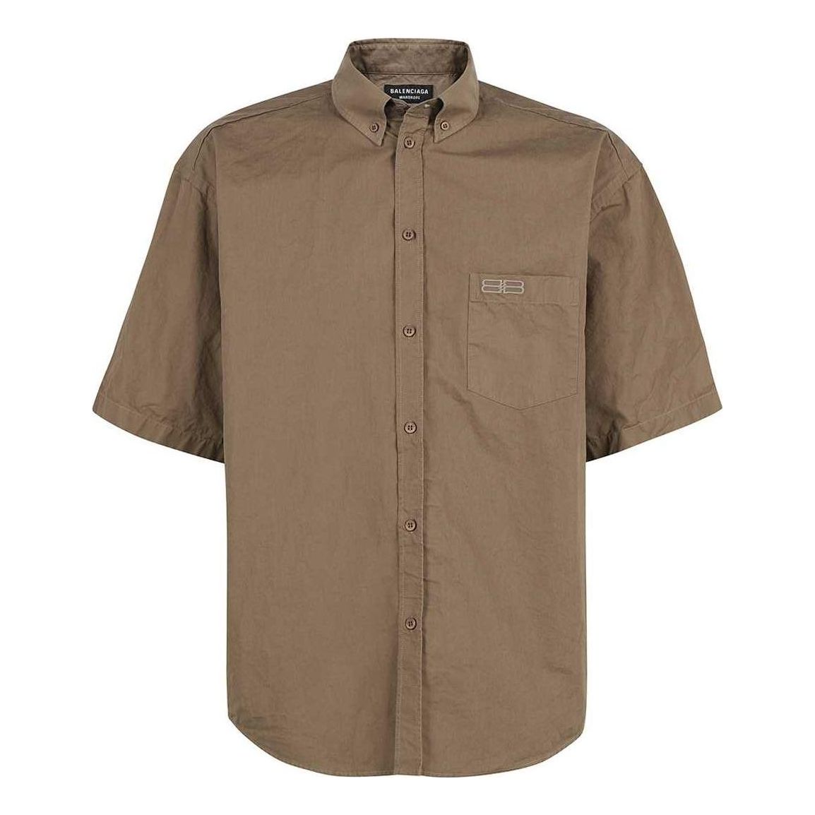 Balenciaga BB Authentic Jersey Apparel Shirt 'Tan' 699057TYB187081