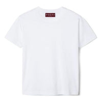 (WMNS) Gucci Cotton Jersey T-shirt 'White' 787299-XJGMN-9692