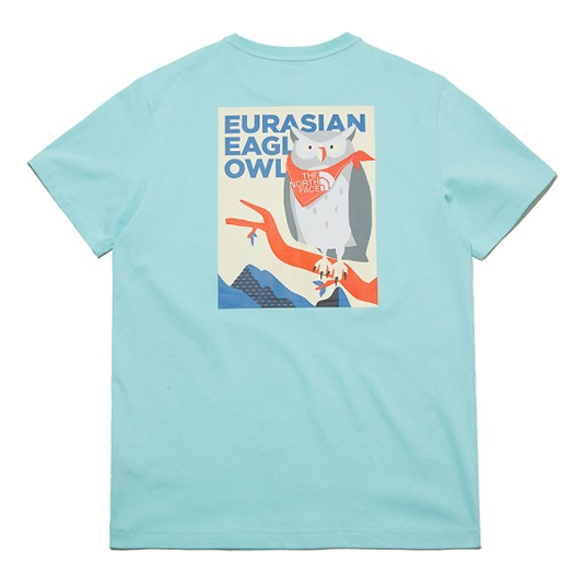 THE NORTH FACE Unisex GO-GREEN Printing Tee Blue NT7UL12L