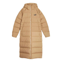 (WMNS) PUMA Long Hooded Down Coat 'Beige' 678331-85