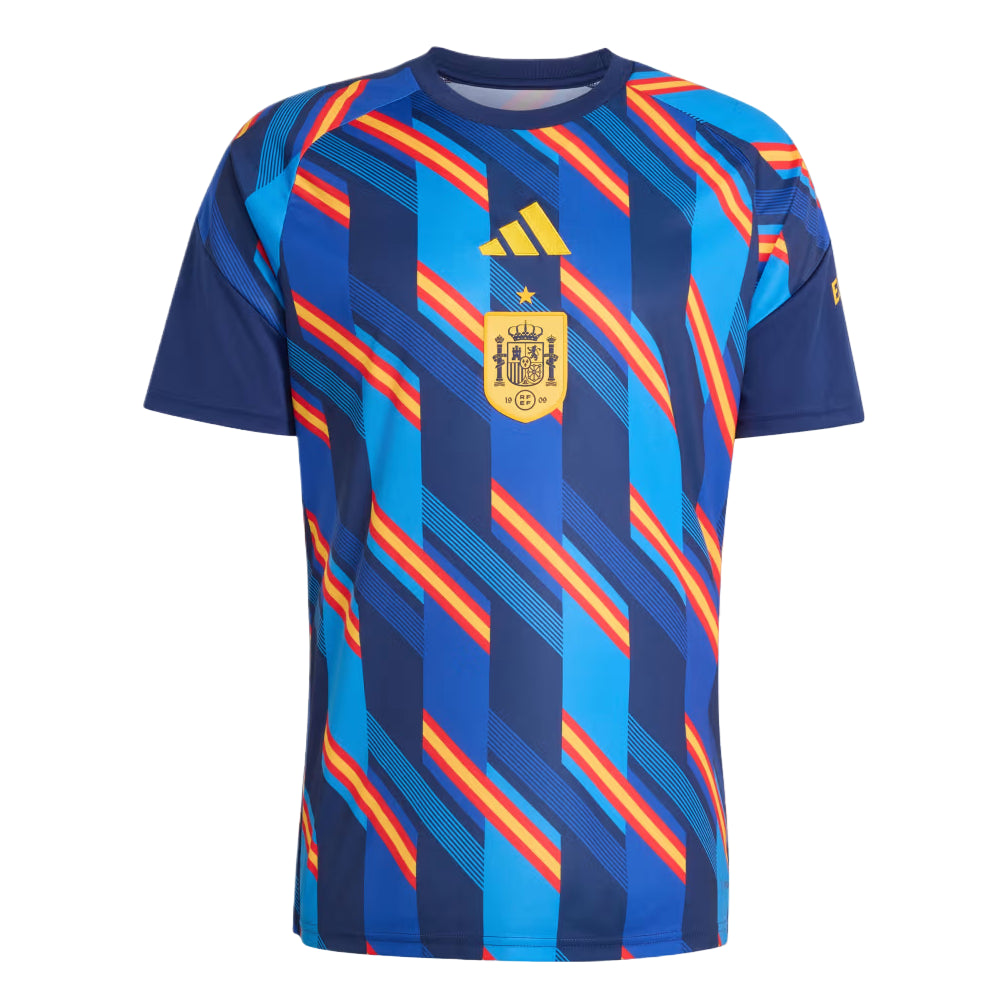 adidas Spain 26 Home Pre Match Jersey Asia Sizing 'Dark Blue' KA1906