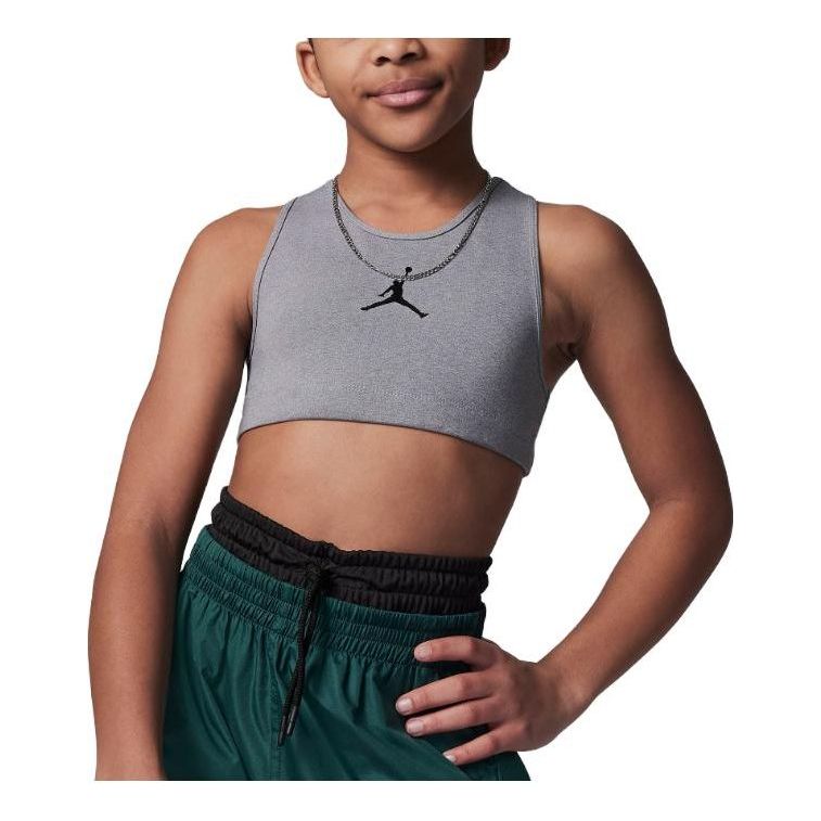 (GS) Air Jordan Jumpman Solid Sports Top 'Grey' 45B628-GEH