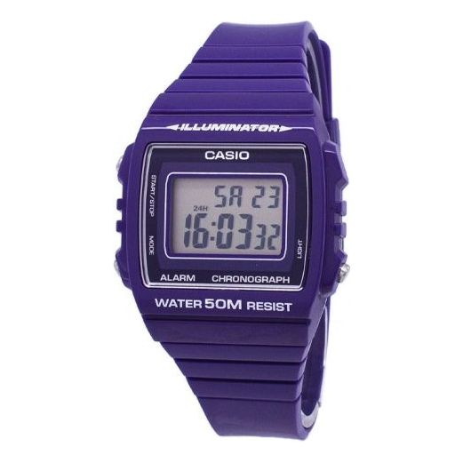 CASIO Sports Quartz Waterproof Unisex Mens Blue Digital W-215H-6AVDF