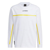 adidas National Geographic Long Sleeve Tech Tee 'Beige Yellow' IL8976