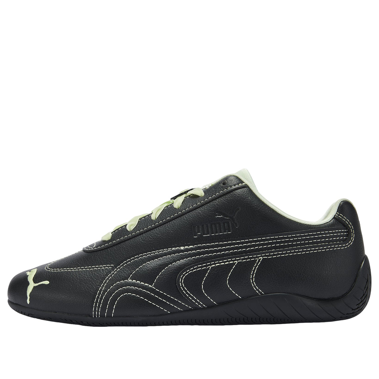 (WMNS) PUMA x Powerpuff Girls Speedcat 'Black Silver Green Illusion' 408101-01