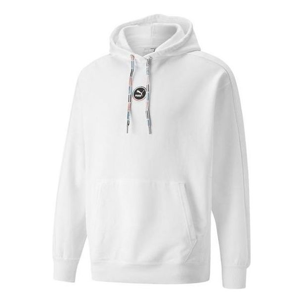 PUMA Circle Logo Hoodie 'White' 535374-02