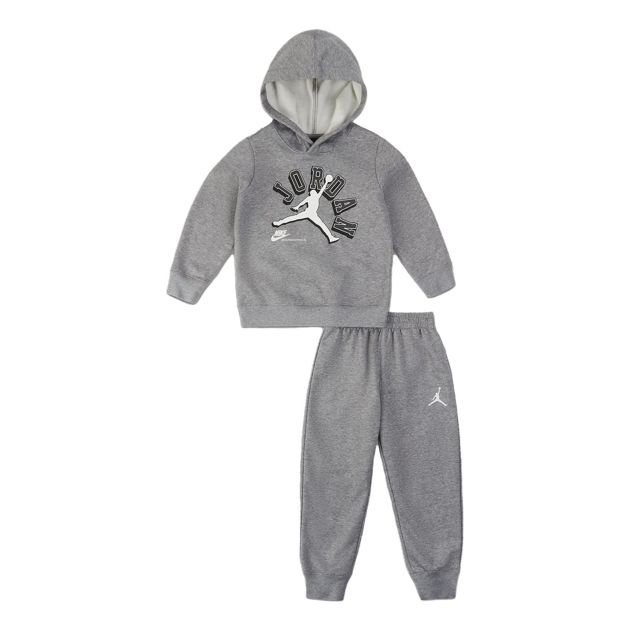 (TD) Air Jordan 23 Jumpman Fleece Hoodie Pants Set 'Grey' FZ1779-091