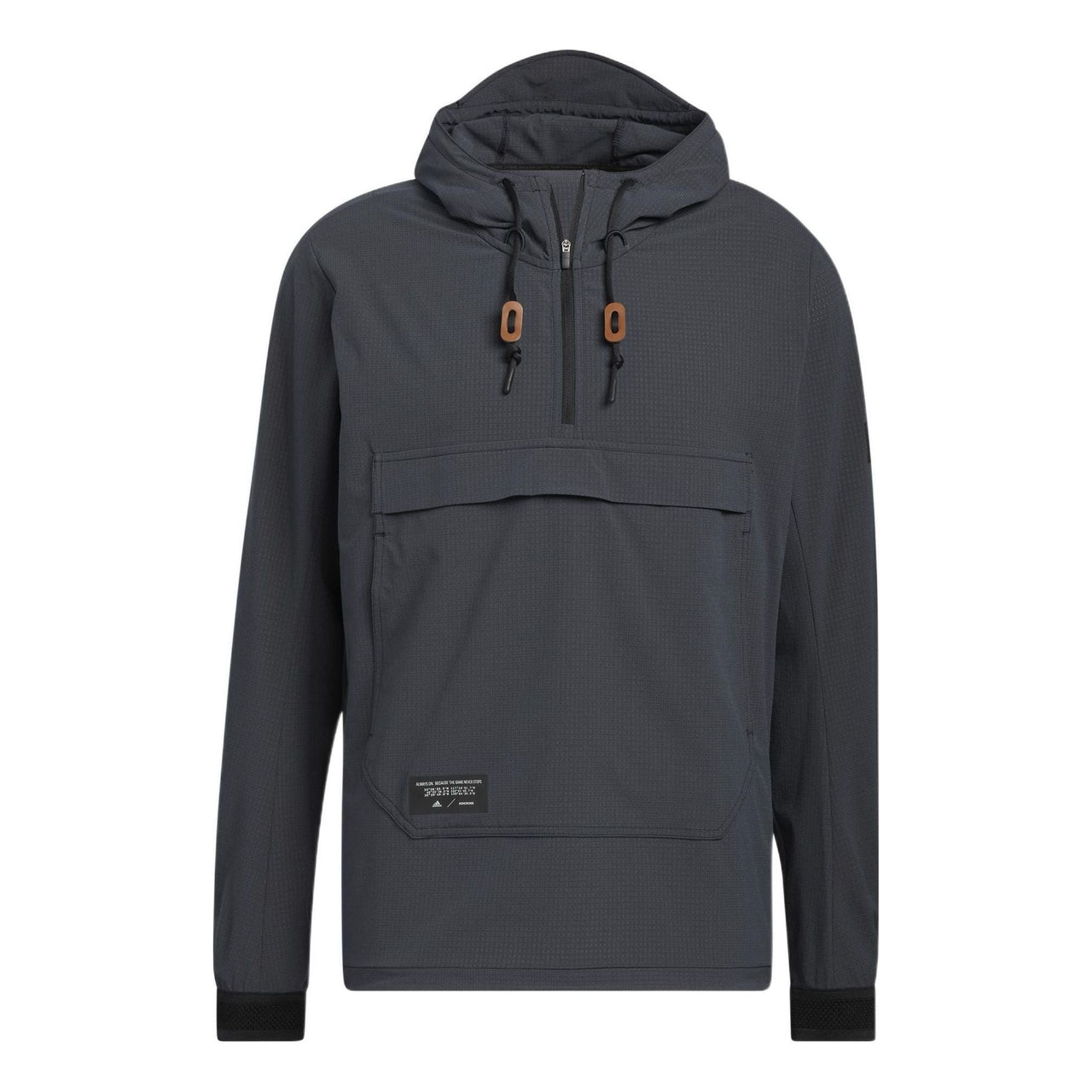 Men's adidas Adcrs Anorak Golf Sports Woven Carbon Black HG1129