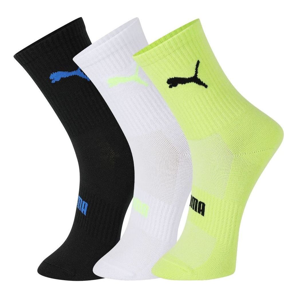 PUMA Classic Socks 3 Pack 'Green White Black' 701218311-004