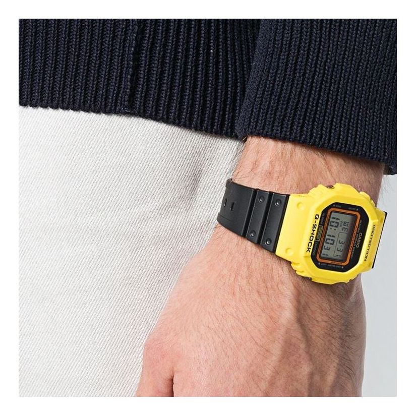 CASIO G-Shock Square 'Black Yellow' DW-5600TB-12021
