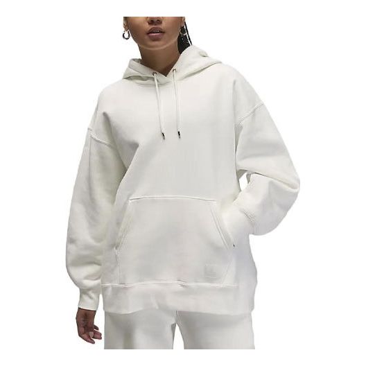 (WMNS) Air Jordan Flight Fleece Pullover Hoodie 'Sail' FB5110-133