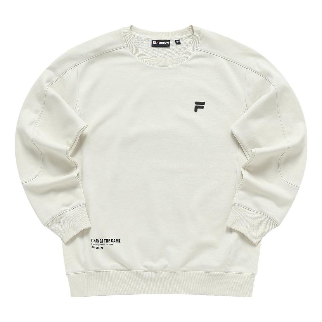 FILA FUSION Letter Printed Sweatshirt 'Grey Black' T11M341204F-GY