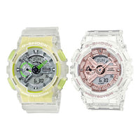 CASIO G-Shock Analog-Digital 'White' GA-110LS-7A&GMA-S110SR-7A