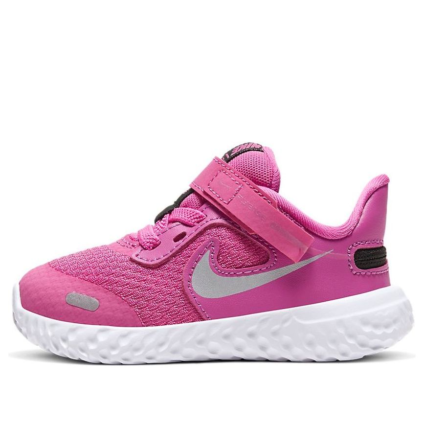 (TD) Nike Revolution 5 FlyEase 'Pink White' CQ4651-610