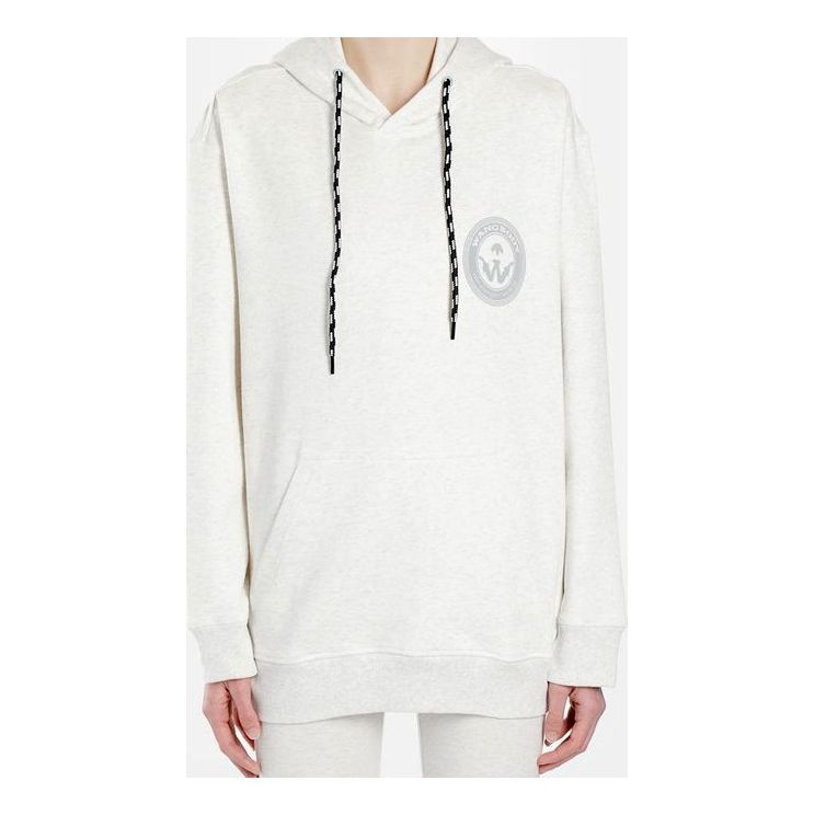 adidas Unisex Alexander Wang Logo Sweatshirt Grey ED1207
