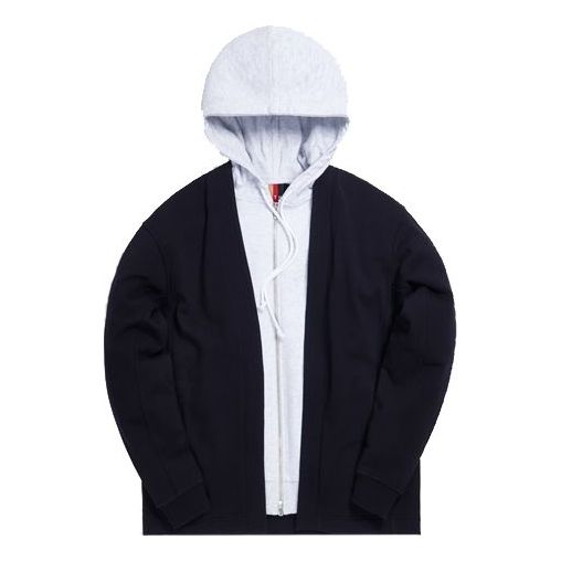 KITH Haori Zip-Up Hoodie 'Black' KH2401-102
