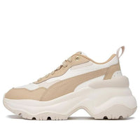 (WMNS) PUMA Cilia Wedge 'Warm White Toasted Almond' 393915-04