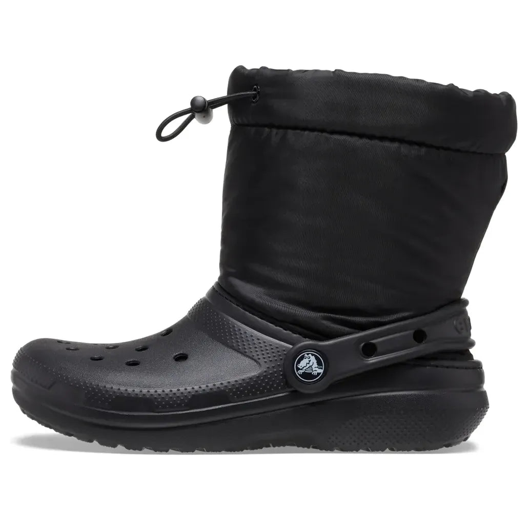 (GS) Crocs Classic Lined Neo Puff Boots 'Core Black' 207940-001