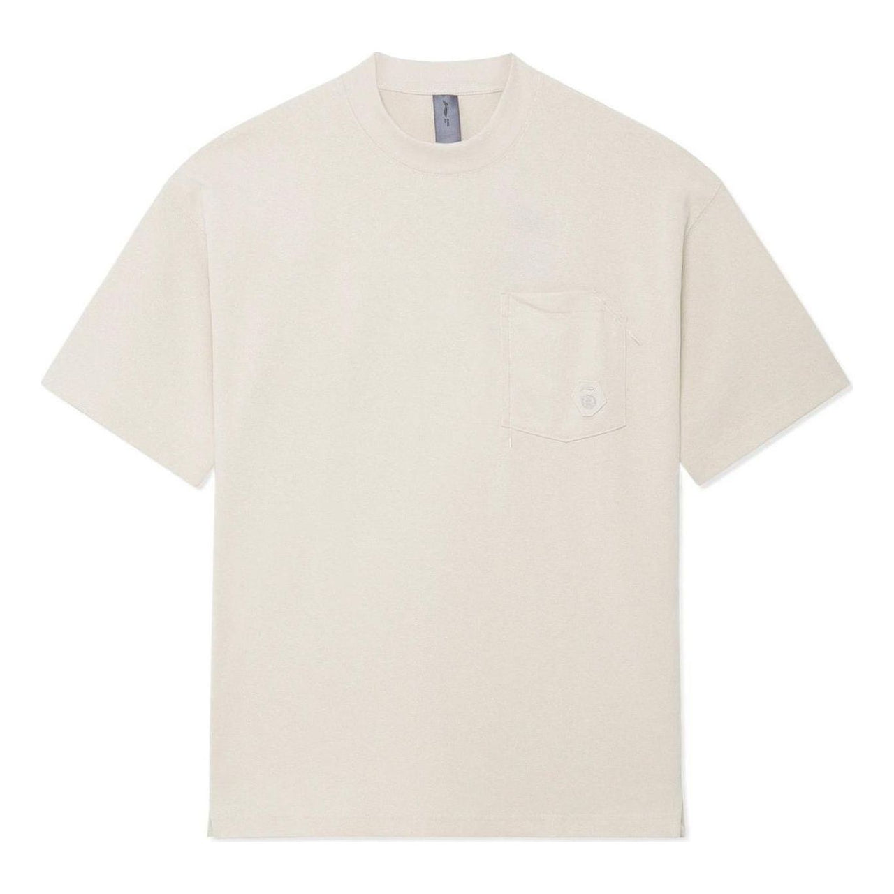 Li-Ning x Jackie Chan Kung Fu Pocket T-shirt 'Pearl White' AHSS205-3
