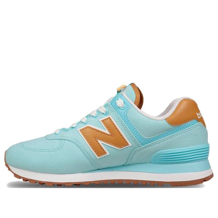 (WMNS) New Balance 574 Low-Top Blue/Yellow WL574OF2