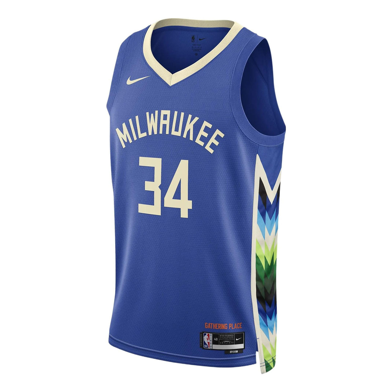 قميص كرة السلة Nike Dri-FIT NBA Milwaukee Buckst City Edition 22/23 Swingman "Giannis Antetokounmpo" DO9600-480
