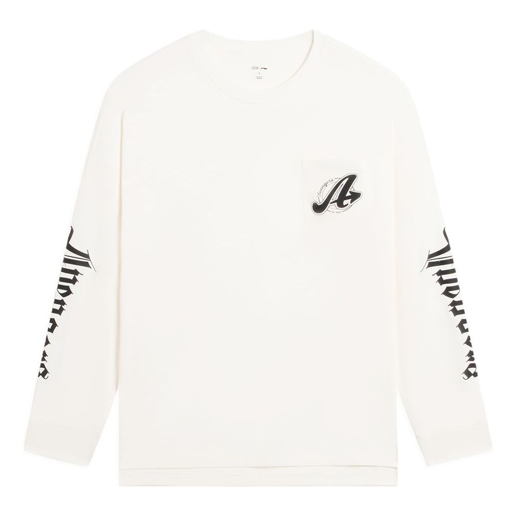 Li-Ning x MARVEL Graphic Sweatshirt 'White' AHSSE29-3