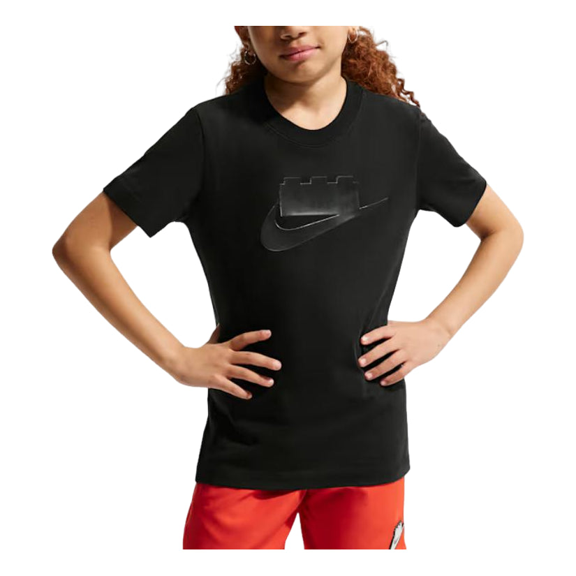(GS) Nike x LEGO Collection T-Shirt 'Black' IO1960-010