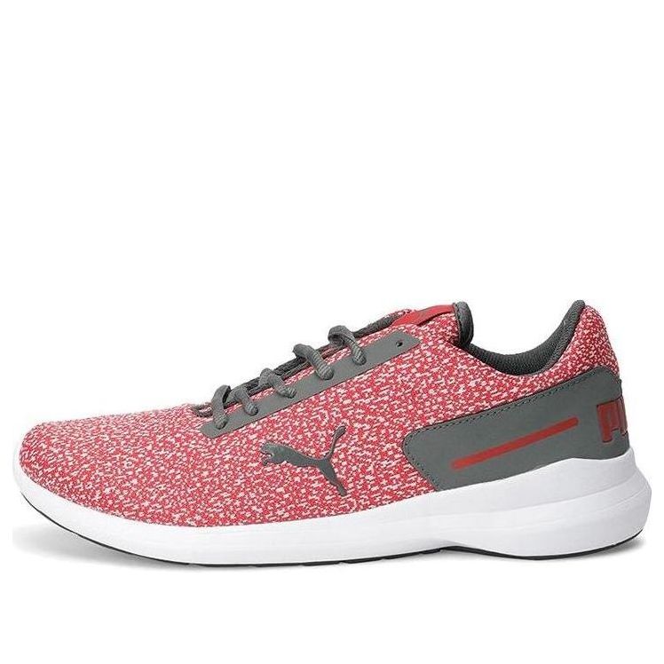PUMA Pacer El Idp Low Running Shoes Grey/Red/White 371517-02