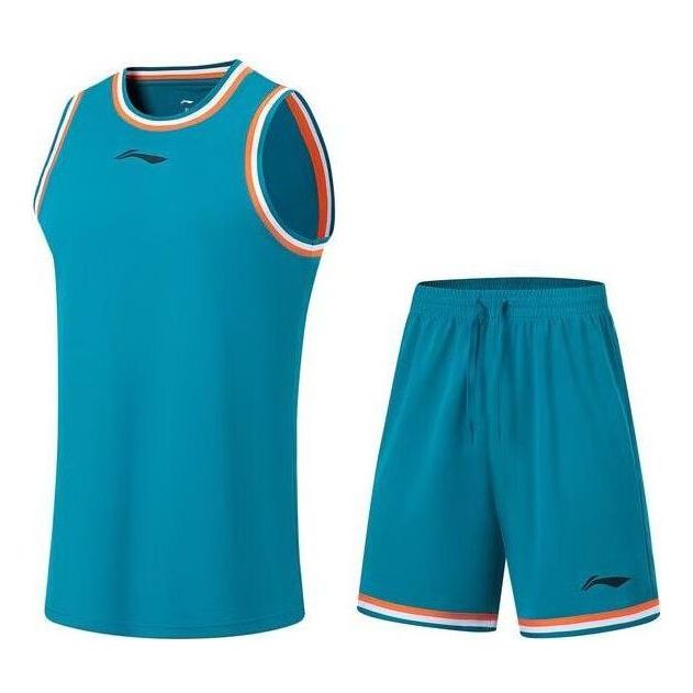 مجموعة مسابقة كرة السلة Li-Ning "Tidal Blue" AATT001-14