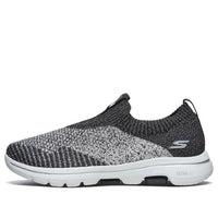 (WMNS) Skechers Go Walk 5 'Black Grey White' 15915-BKW