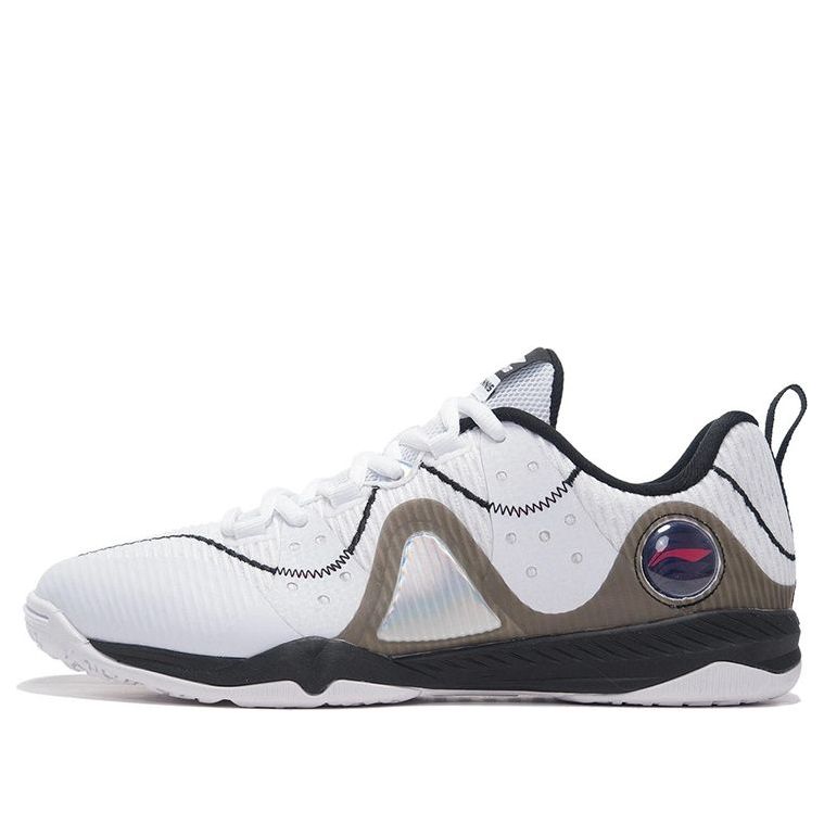 Li-Ning Double Shadow Table Tennis Shoes 'Standard White Black' APPR017-3