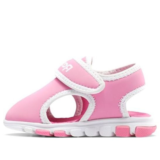 (TD) Reebok Wave Glider 3 Velcro Outdoor Minimalistic Pale Pink Sandals EH0212
