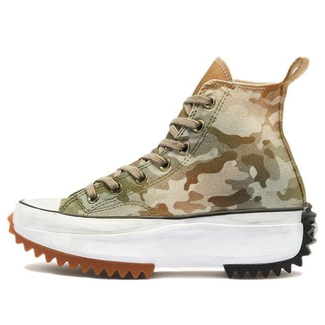 Converse Run Star Hike Canvas Shoes Green 172333C