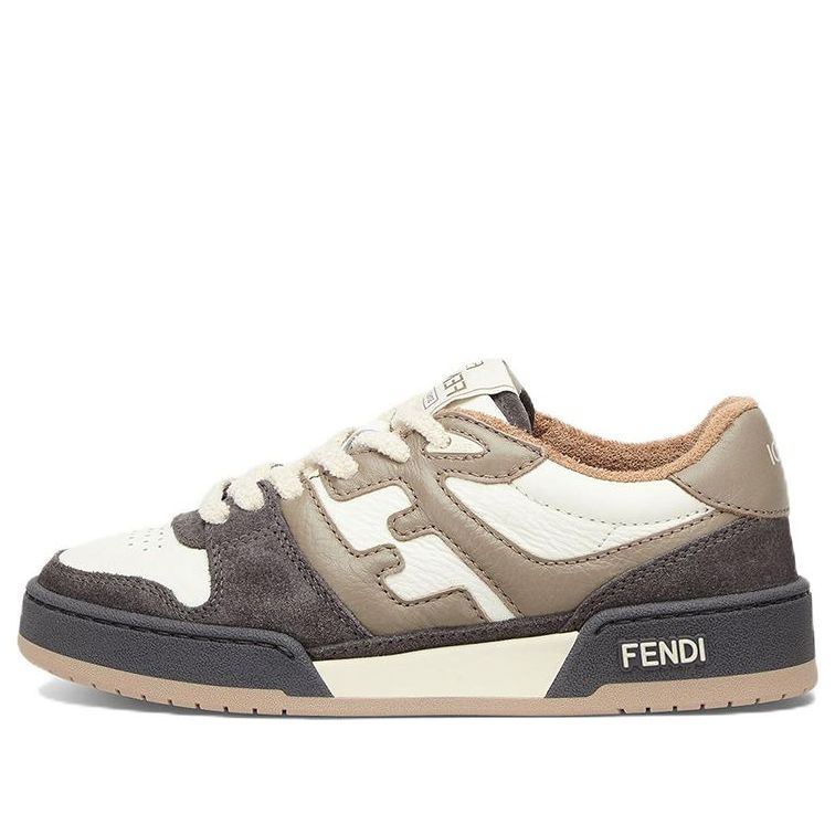 (WMNS) حذاء FENDI Match منخفض الرقبة "بني بيج" 8E8252AI1NF1IJF