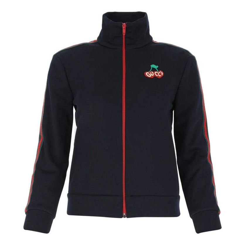 (WMNS) Gucci Casual Stand Collar Jacket Navy Blue 625025-XJCUI-4206