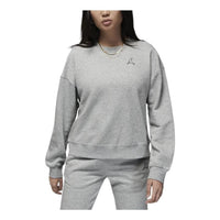 (WMNS) Air Jordan Brooklyn Fleece Crewneck Sweatshirt 'Grey' DQ4463-063