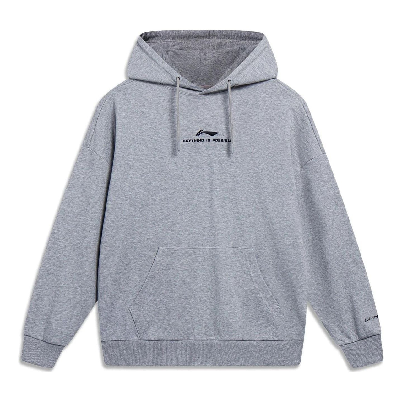 Li-Ning Anything Is Possible Graphic Hoodie 'Grey' AWDT597-3