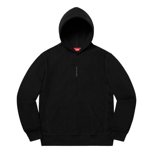 Supreme Micro Logo Hooded Sweatshirt 'Black' SUP-FW20-395