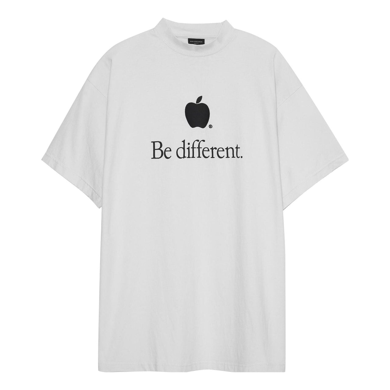 Balenciaga Be Different T-Shirt 'White Black' 712398TNVB39784